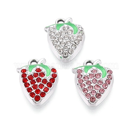 Rhinestone сплава и эмали подвески PALLOY-T092-42P-1