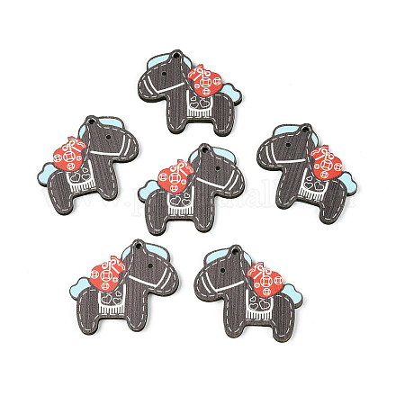 Печатные деревянные подвески&nbsp;WOOD-T033-01F-1