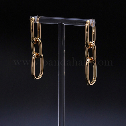 Brass Hoop Earrings ZM7268-1