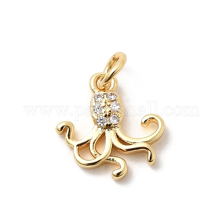 Латунные микро проложить кубического циркония подвески KK-Z135-09G-1