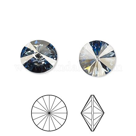 Österreichische Kristallrhinestone Cabochons 1122-SS39-F001BLSH-1