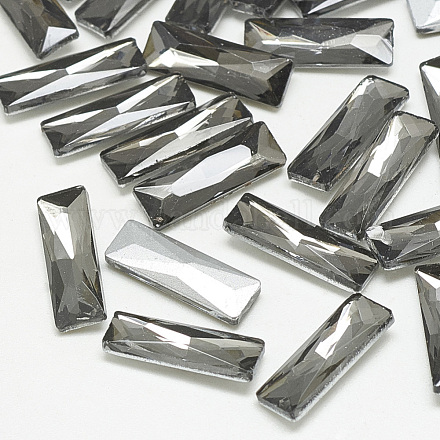 Cabujones de cristal con rhinestone RGLA-T084-5x10mm-03-1
