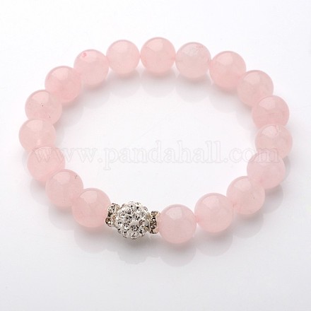 Exquisite Design Natural Gemstone Beaded Stretch Bracelets BJEW-JB01855-02-1
