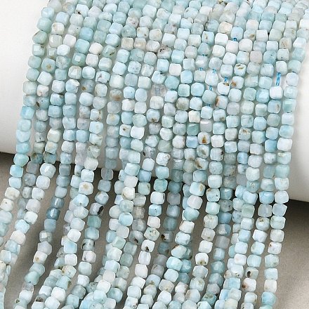 Природные ларимар бисер нитей G-F803-C01-03A-1