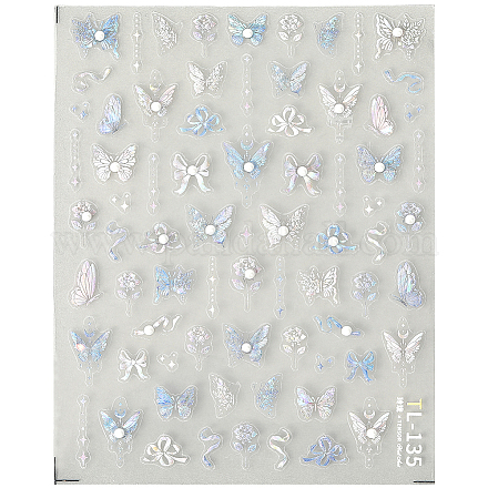 Наклейки для ногтей с рисунком банта для домашних животных&nbsp;MRMJ-WH20017-014-1