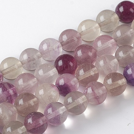 Chapelets de perles en fluorite naturel G-G813-03-1