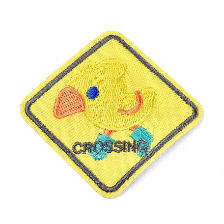 Computerized Embroidery Cloth Iron on/Sew on Patches DIY-M006-14-1
