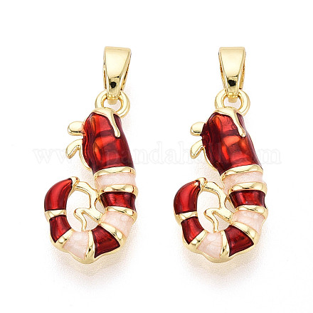 Латунь с эмалевыми подвесками&nbsp;KK-T073-57A-G-1