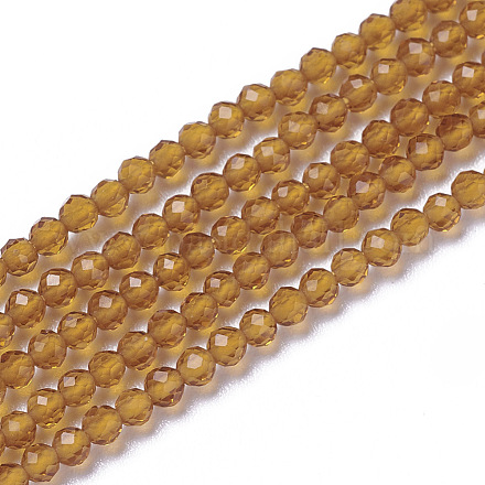Chapelets de perles en verre G-F596-47B-2mm-1
