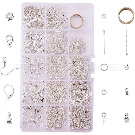Set di risultati di gioielli in metallo DIY-PH0018-07P-1