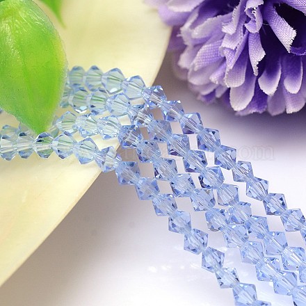 Faceted Imitation Austrian Crystal Bead Strands G-M180-4mm-14A-1