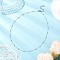 304 Stainless Steel Ball Cable Chain Necklaces, Stainless Steel Color, 17.68 inch(44.9cm)