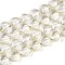 Baking Paint Transparent Glass Beads Strands, Heart, Light Yellow, 9.5~10x10.5x5~5.5mm, Hole: 0.8~0.9mm, about 70pcs/strand, 25.59~26.38 inch(65~67cm)