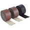 GORGECRAFT 3 Rolls 3 Colors Grain Buffalo Leather Strip 0.98