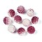 Imitation Pearl Acrylic Beads, Berry Beads, Combined Beads, Round, Medium Violet Red, 15.5mm, Hole: 2.5mm, about 200pcs/bag
