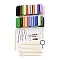 DIY Crafts Polymer Clay Kit, 24 Colors Oven Bake Clay, with 5 Sculpting Tools, for Clay Earrings, Key Chain, Jewelry Making, Mixed Color, 63x30x7.5mm