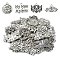 40Pcs 4 Styles Mother's Day Theme, Tibetan Style Alloy Pendants, Antique Silver, 13~24x20~25x2~3mm, Hole: 2~2.5mm, 10pcs/style
