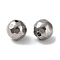 Non-Tarnish 303 Stainless Steel Beads, Diamond Cut, Round, Stainless Steel Color, 6mm, Hole: 1.5mm
