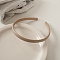 PU Hair Bands, Solid Simple Hair Accessories for Women, Camel, 140x125x10mm