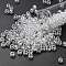 TOHO 3/0 Round Beads, Japanese Seed Beads, (101) Crystal Transparent Luster, 5.5mm, Hole: 1.9mm, about 60pcs/10g