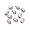 304 Stainless Steel Beads, Oval, Stainless Steel Color, 3.5x2x2mm, Hole: 1mm