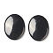 Natural Obsidian Worry Stone for Anxiety Therapy, Oval Thumb Stone, 45x34~35x7~8.5mm