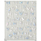 Bowknot Pattern PET Nail Art Stickers, Self Adhesive, for Nail Tips Decals Decorations, Deep Sky Blue, 10.3x8x0.03cm, Pattern: 4~18x3~11mm