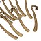 Tibetan Style Bookmarks, Lead Free & Cadmium Free, Antique Bronze, 120X26X5mm, Hole: 3mm