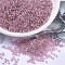 MIYUKI Round Rocailles Beads, Japanese Seed Beads, 11/0, (RR1349) Silverlined Pale Pink, 11/0, 2x1.3mm, Hole: 0.8mm, about 1111pcs/10g