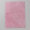 Rectangle Glass Brick Cabochons, Mosaic Pieces, Mosaic Tiles for Arts DIY Crafts, Pearl Pink, 200x149x3mm