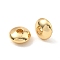 Brass Beads, Rondelle, Cadmium Free & Nickel Free & Lead Free, Real 18K Gold Plated, 3x6mm, Hole: 1.8mm
