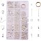 Metal Jewelry Findings Sets, Platinum,  17.4x10x2.15cm
