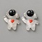 Transparent Resin Decoden Cabochons, Spaceman, 24.5x19.5x8mm