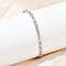 201 Stainless Steel Cuba Style Chian Bracelet for Men, Stainless Steel Color, 8 inch(20.2cm)