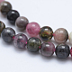 Chapelets de perles en tourmaline naturelle G-J373-08-5mm-2