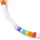 Bracelets extensibles en perles de verre BJEW-JB09975-01-3