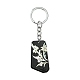 Porte-clés en acrylique et coquillages&nbsp;KEYC-YW00009-11-1