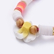 Geflochtene Perlenarmbänder aus Nylonfaden BJEW-JB05092-04-4