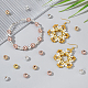 Pandahall elite 60pcs 4 couleurs rack placage perles en laiton KK-PH0009-19-7