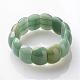 Perle di avventurina verde si estendono bracciali BJEW-G498-04-2