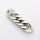 Men's Jewelry Making 304 Stainless Steel Double Link Curb Chains CHS-A003C-3.0mm-1