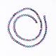 Non-Magnetic Synthetic Hematite Beads Strands G-D800-12F-2