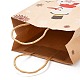 Christmas Theme Hot Stamping Rectangle Paper Bags CARB-F011-02E-5