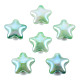 Placage uv perles acryliques irisées arc-en-ciel PACR-T016-02B-3
