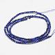 Chapelets de perles en lapis-lazuli naturel G-K182-2mm-04-2