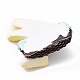 樹脂カボション  DIY装飾用  模造食品  パンのバスケット  ゴールド  47x59x22mm CRES-G017-15-2