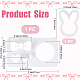 2 шт. 2 пластиковых формочки для глины DIY-GF0009-29-2