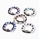Natural Gemstone Beaded Stretch Bracelets BJEW-JB03698-1
