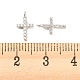 925 стерлинговый серебристый микроформованный кубический цирконий STER-Q190-03P-3