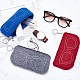 Wadorn 6 custodia per occhiali in feltro a 3 colori AJEW-WR0001-61-4
